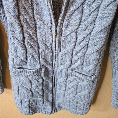 Three Merino Wool Knit Sweaters Made in Ireland