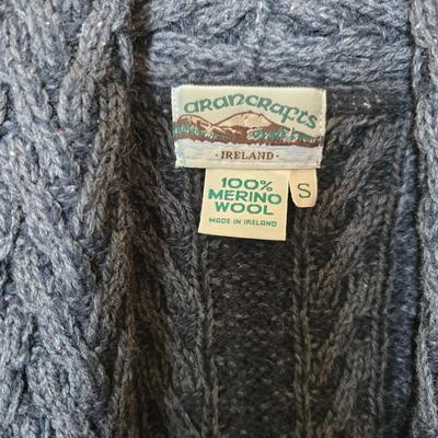 Three Merino Wool Knit Sweaters Made in Ireland