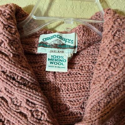 Three Merino Wool Knit Sweaters Made in Ireland