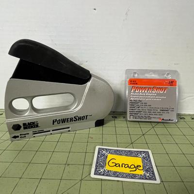 PowerShot Staple Gun with 3/8" Heavy-Duty Staples