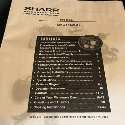 Sharp Carousel Countertop Microwave Oven