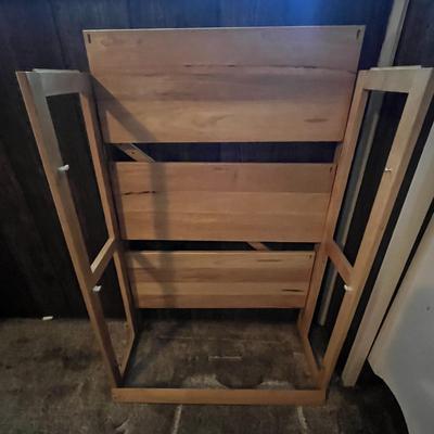 Natural Wood Storage Shelf