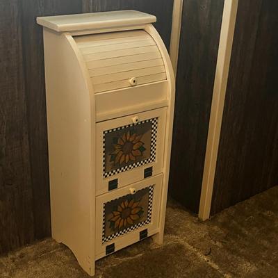 White Wooden Cabinet with Drawers