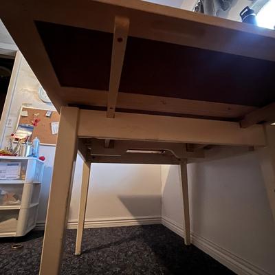 Tile-Top Collapsing Dining Table