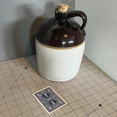 Antique Stoneware Whiskey Jug