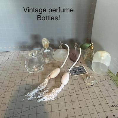 Lot of 7 Vintage Perfume Bottles