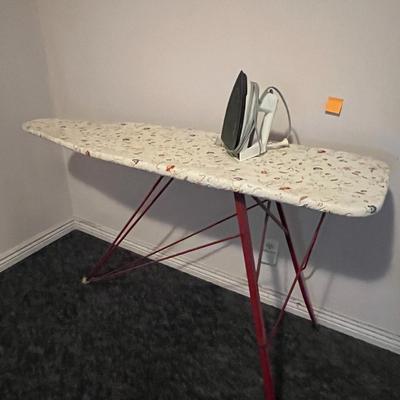 Ironing Board and Classic Electric Iron