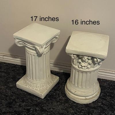 Set of 2 Decorative Pedestal Columns