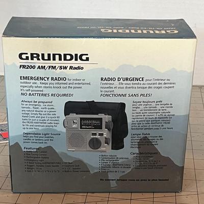 New Grundig Emergency AM/FM/SW Radio