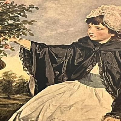 Andrew Mellon Collection Framed Victorian Lady Garden Portrait Print ‘Lady Caroline Howard’