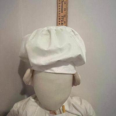 Handmade Chef Doll Pair in Uniforms