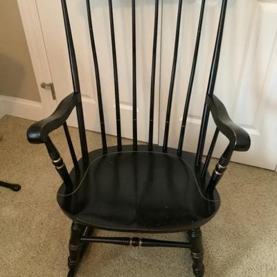 $95 rocking chair 38"H 25"L 29"depth
