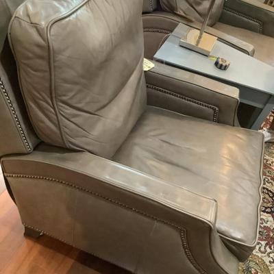 SOLD $195 each Hooker nail trim taupe recliner 40"H 27"L 34"depth
