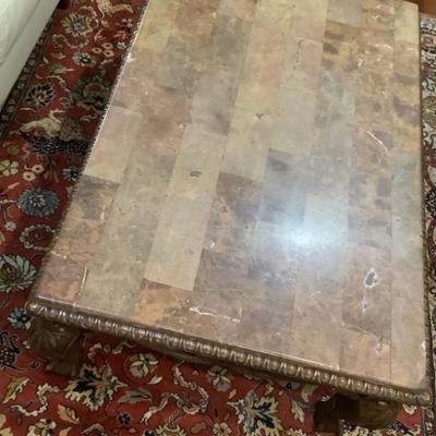 $95 coffee table 21"H 48" x 32"