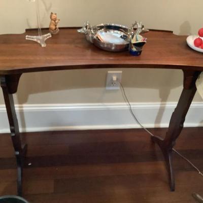 $145 wooden writing table 29"H 37"L 10"depth