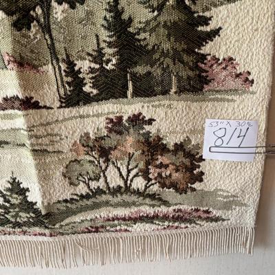 Vintage Woven Tapestry Wall Hanging