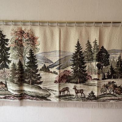 Vintage Woven Tapestry Wall Hanging