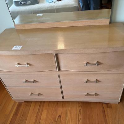 Mid Century Blonde Dresser