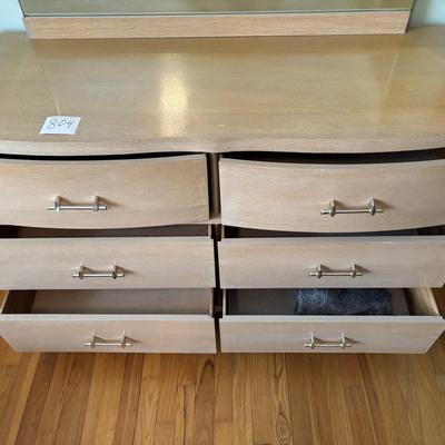 Mid Century Blonde Dresser