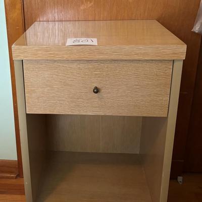 Mid Century Blonde Nightstand