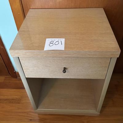 Mid Century Blonde Nightstand