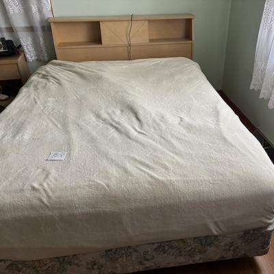 Mid Century Blonde Bed Frame