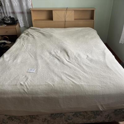 Mid Century Blonde Bed Frame