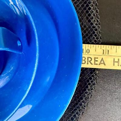 Sale Photo Thumbnail #495: Includes 10” plate, bowl, cup and utensils.  Mesh storage bag included. Good used condition,