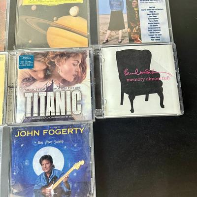 Sale Photo Thumbnail #503: Total of 10 albums. Includes music from LeAnn Rimes, Van Morrison, Paul McCartney, John Fogerty and more.