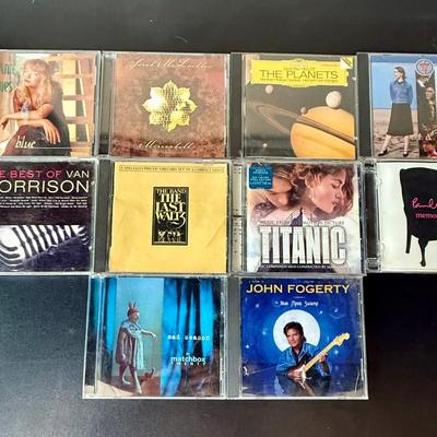 Sale Photo Thumbnail #501: Total of 10 albums. Includes music from LeAnn Rimes, Van Morrison, Paul McCartney, John Fogerty and more.