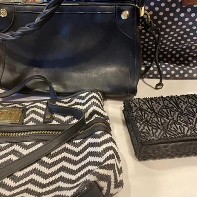 Black handbags