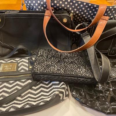 Black handbags