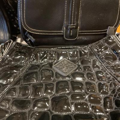 Black handbags