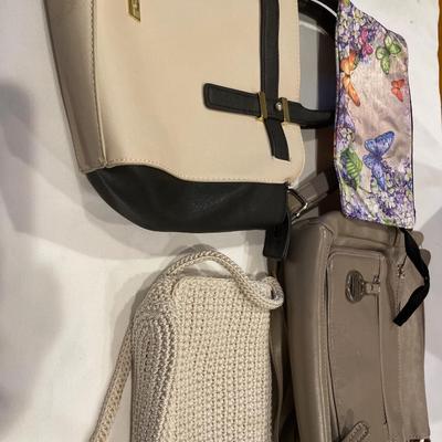 Cream color handbags