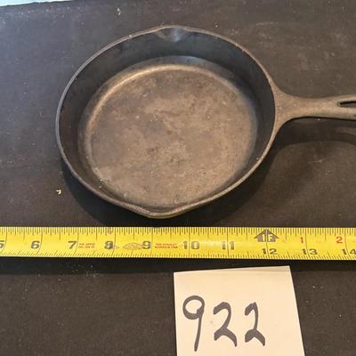 6.5” Cast Iron Skillet