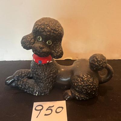 Vintage Ceramic Poodle Figure