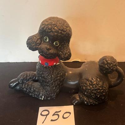 Vintage Ceramic Poodle Figure