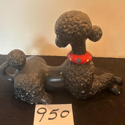 Vintage Ceramic Poodle Figure