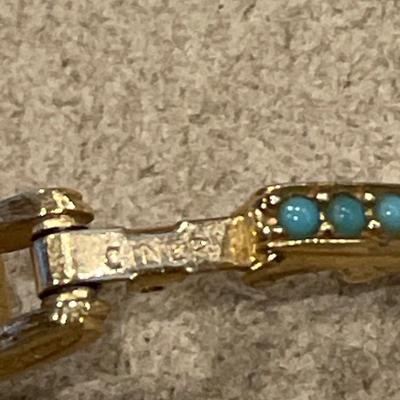 Ciner bracelet & 1/20 14k gf chain with pendant