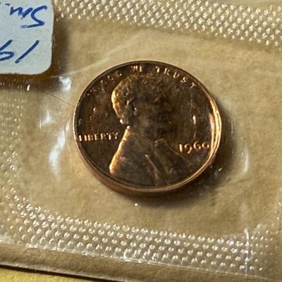 ORIGINAL 1960 SMALL DATE U.S. SILVER PROOF SET AS PICTURED.