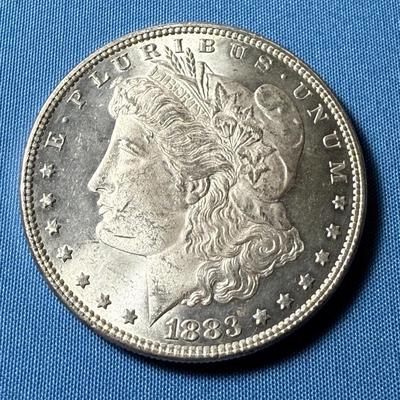 1883-P Uncirculated Condition Morgan Silver Dollar as Pictured.