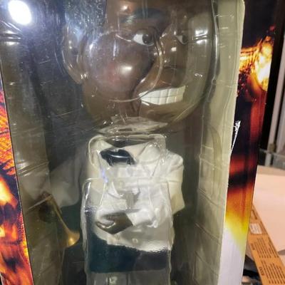 New in Box Louis Vintage Louie Armstrong "Satchmo" Animated Singing Figurine 19" Tall as Pictured. (Free Pickup Only in...