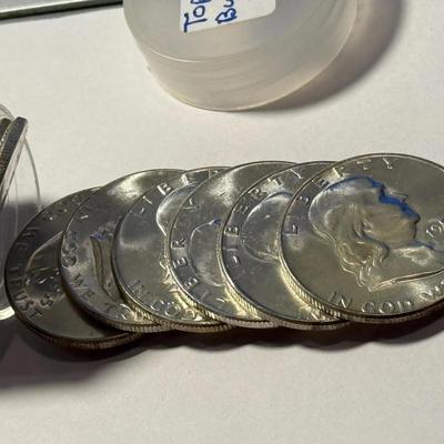 Choice BU Condition Roll of (20) 1955 Silver Franklin Half Dollars w/3-Bugs Bunny Halves Included with the 20 Coins.