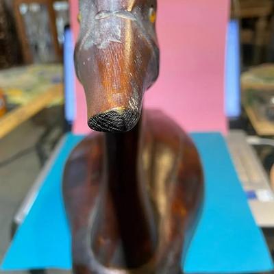 Vintage Mid-Century Carved Wooden Canadian Geese #2 Made in Canada 15.5" Long & 12" Tall in Good Preowned Condition.