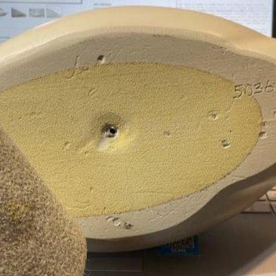 Vintage Large 16" Long Swan/Goose Good Preowned Condition Seems Like a Hollowed-Out Center in Good Preowned Condition. (Missing 1...