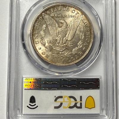 PCGS Certified 1879-S MS66 Gorgeous TONED Morgan Silver Dollar as Pictured.