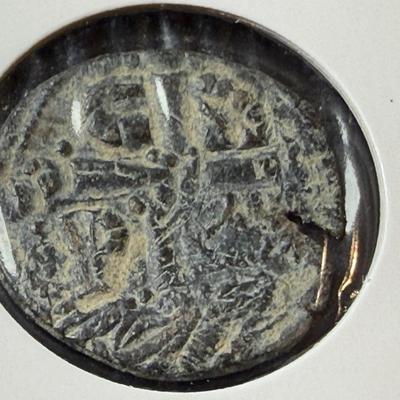 Ancient Byzantine Coin of JESUS CHRIST 10th & 11th Century w/COA, History, & Album by Apmex as Pictured.