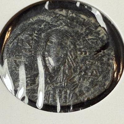 Ancient Byzantine Coin of JESUS CHRIST 10th & 11th Century w/COA, History, & Album by Apmex as Pictured.