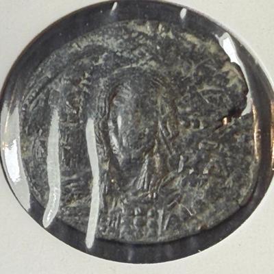 Ancient Byzantine Coin of JESUS CHRIST 10th & 11th Century w/COA, History, & Album by Apmex as Pictured.