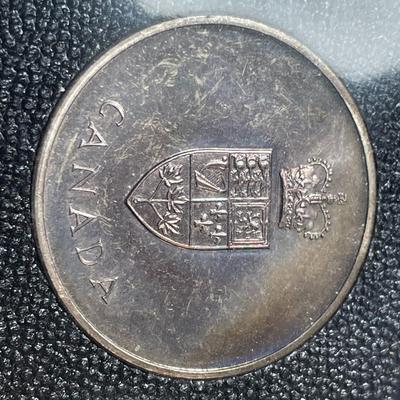 Canada 1867 - 1967 Confederation Centennial Sterling Silver Medal in Original Packaging as Pic'd.